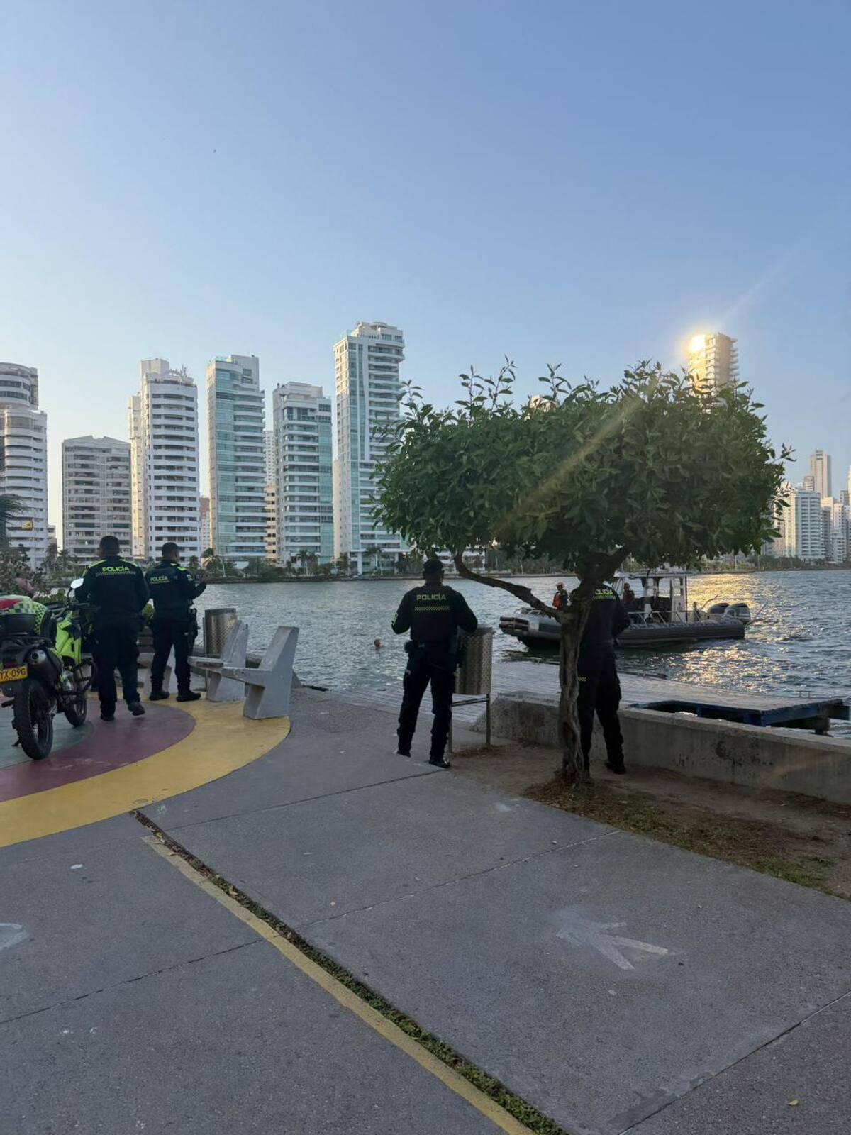 Captan a hombre desnudo caminando en parque de Castillogrande. //Foto: Cortesía.