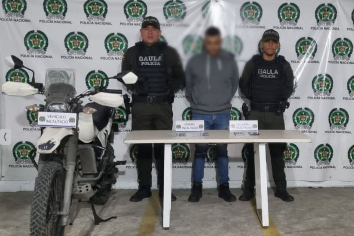 Así cayó alias ‘Bola 8’: se hacía pasar como miembro del Gaula para extorsionar