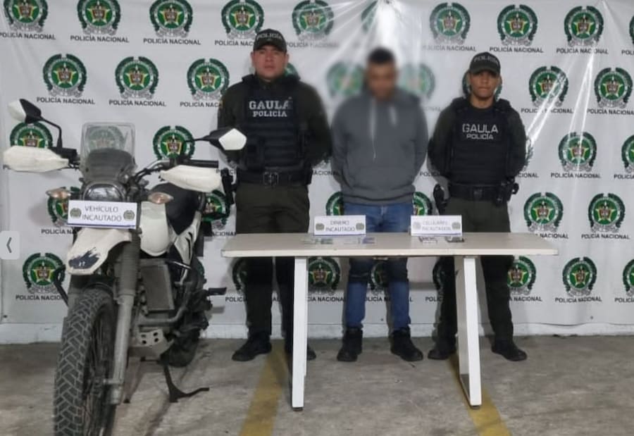 Así cayó alias ‘Bola 8’: se hacía pasar como miembro del Gaula para extorsionar