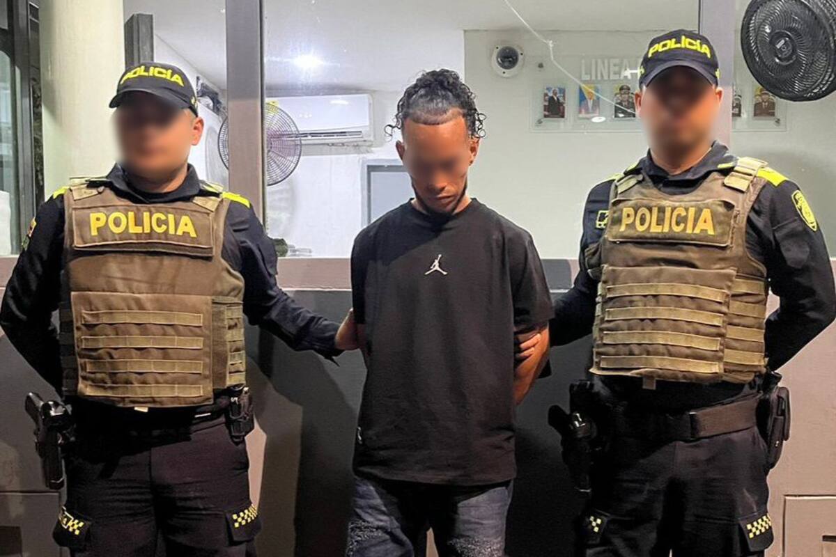 Tres delincuentes capturados en Cartagena: tenían armas de fuego