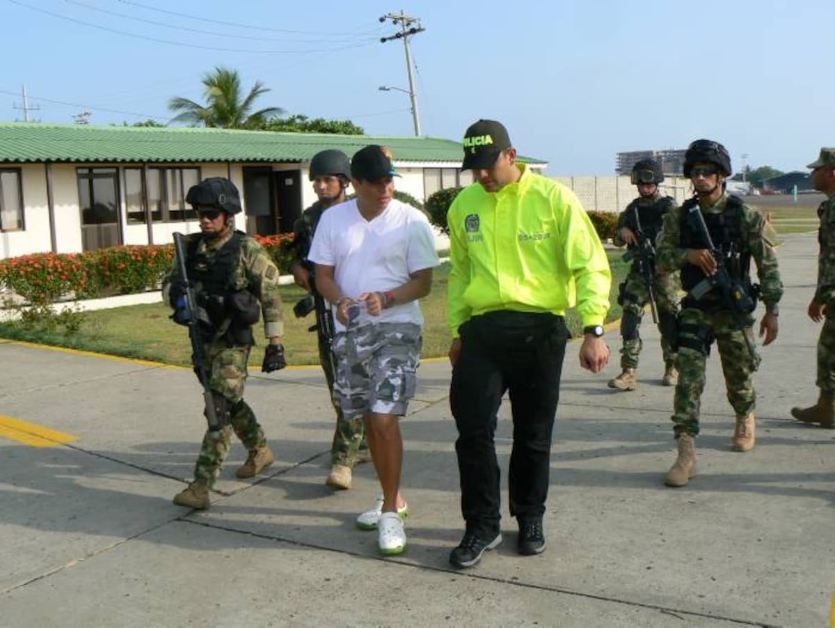 Camilo Torres, alias "Fritanga" fue capturado en medio de su boda. ARCHIVO