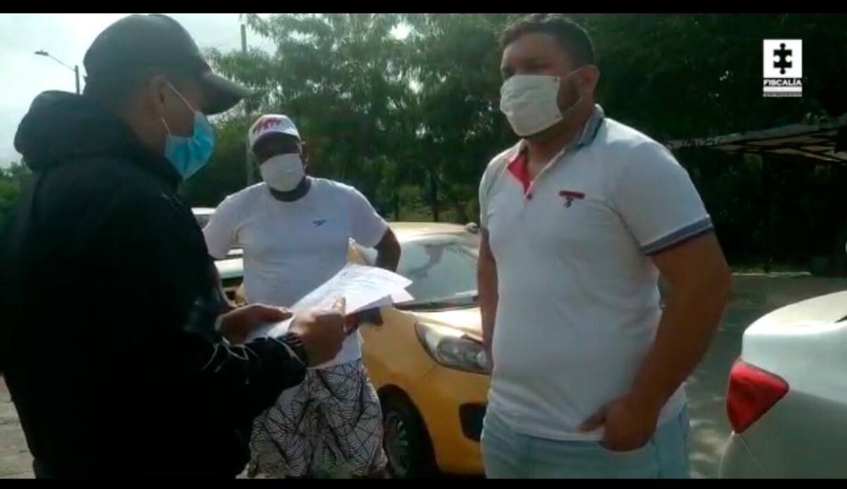 Captura de expolicías involucrados.