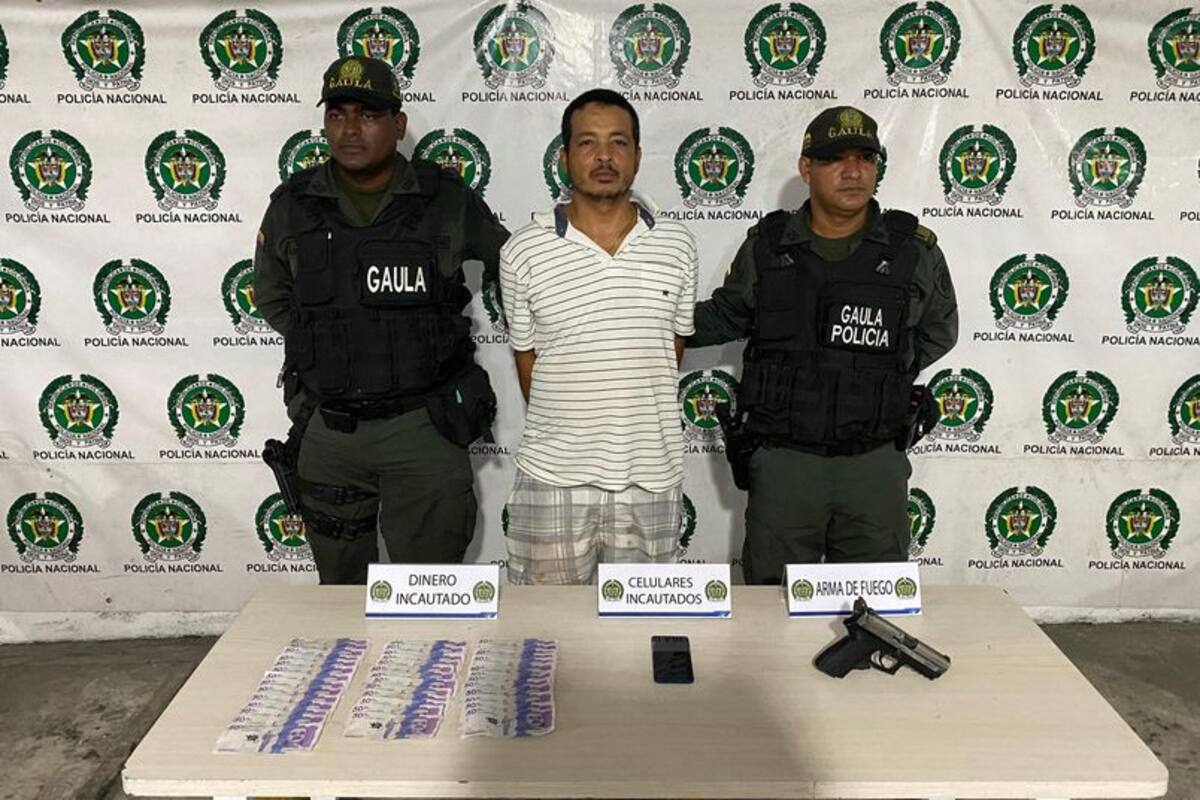 En flagrancia cayó extorsionista de ‘los Costeños’: recibía $2 millones