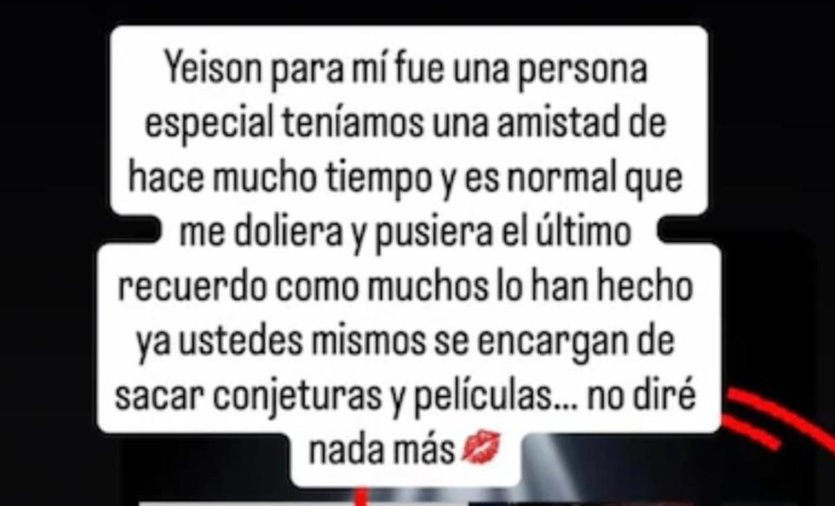 Captura de pantalla de la respuesta de Camila Galviz