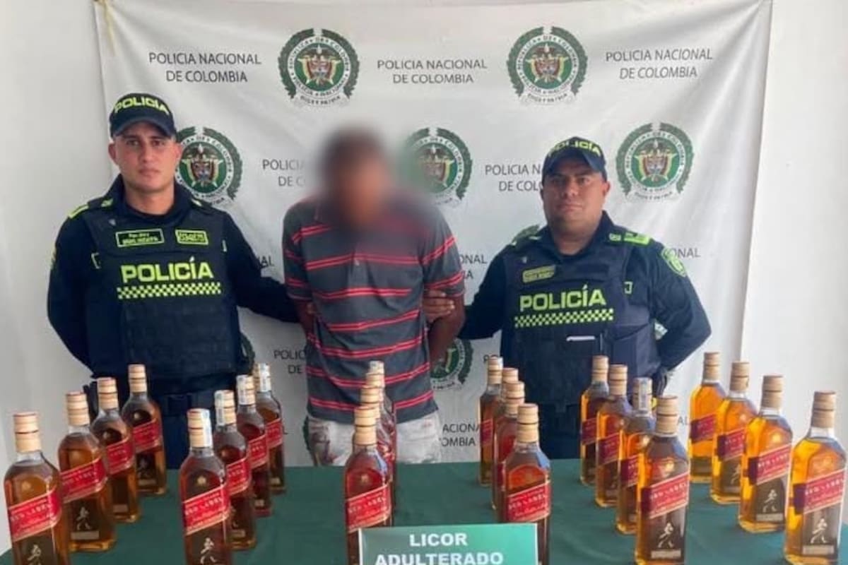 Capturado hombre en Manatí, Atlántico, por transportar licor, presuntamente, adulterado