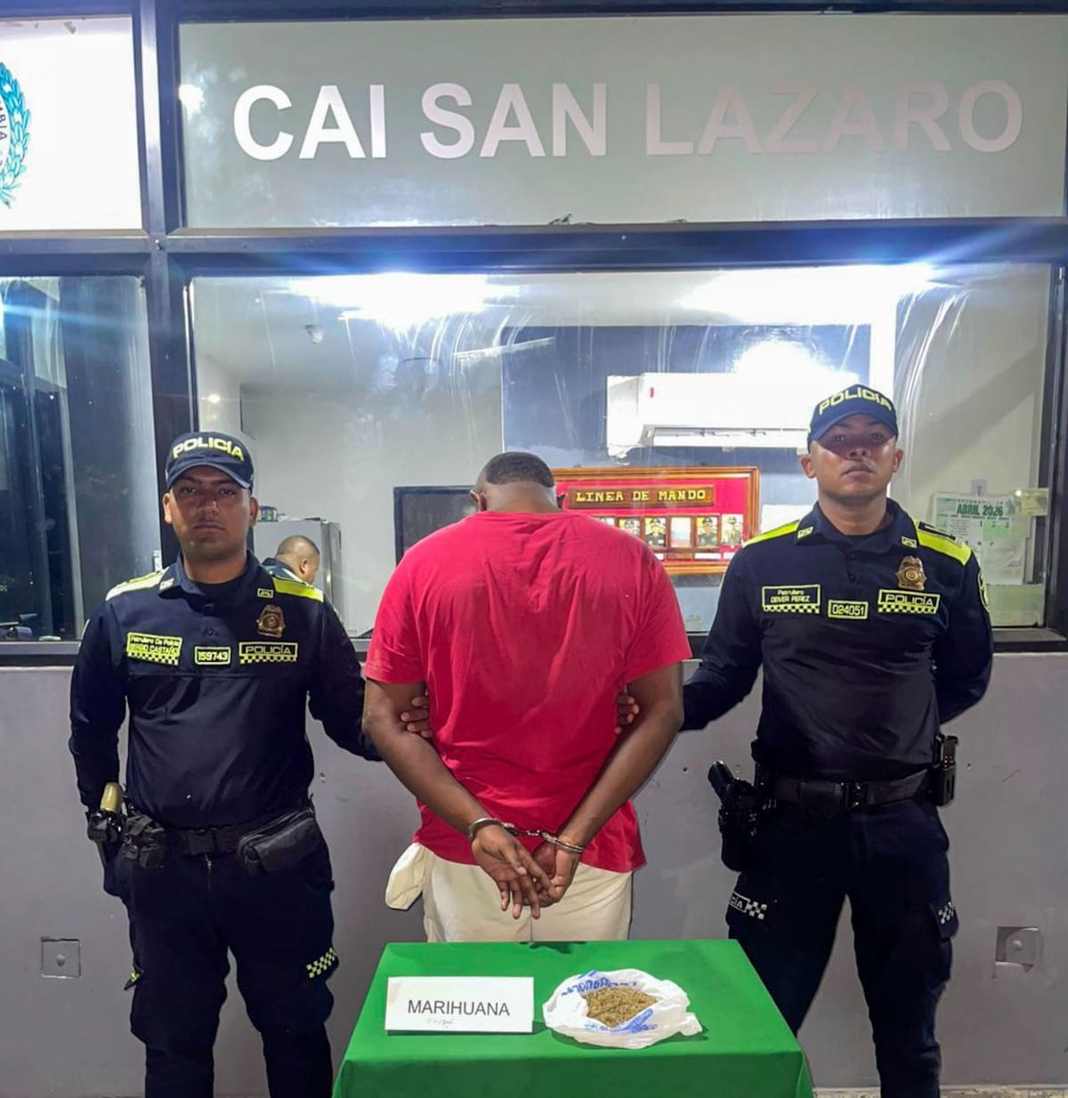 Capturado alias ‘Chucho’ por tráfico de estupefacientes en Pie del Cerro.