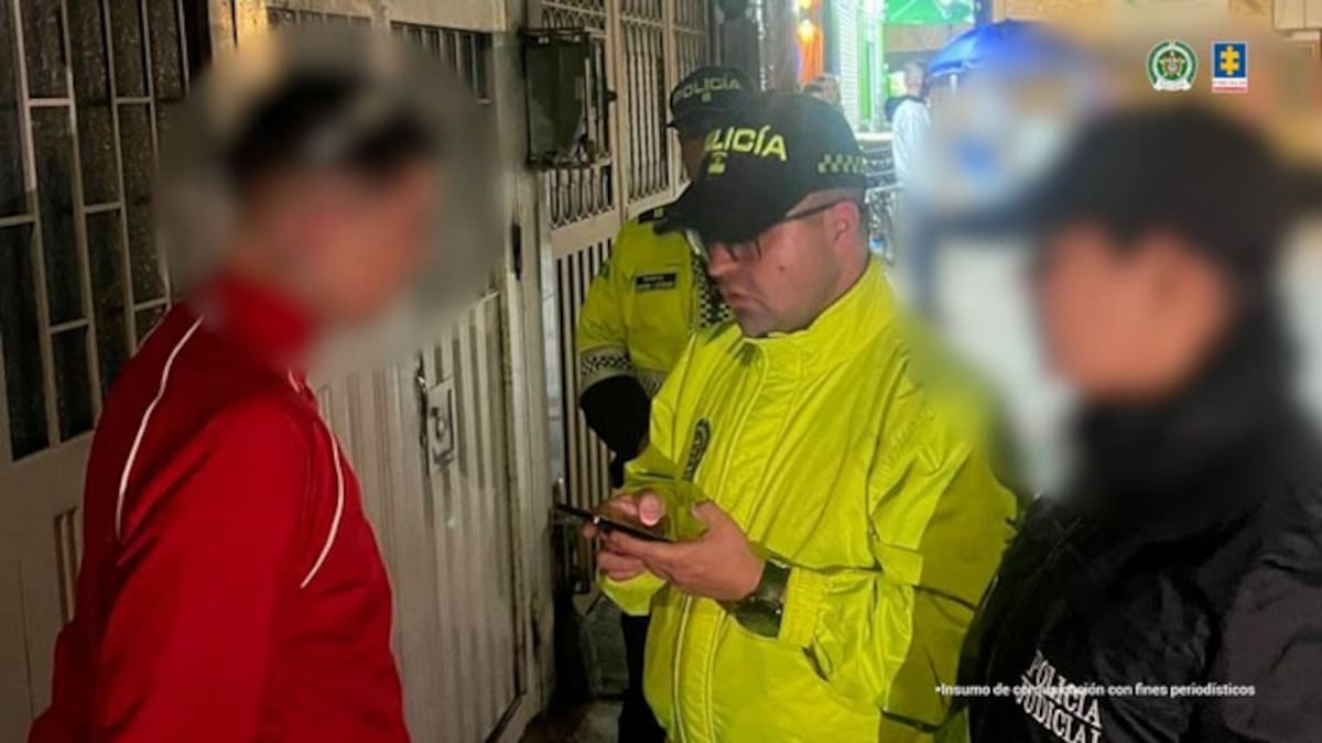 Esta es la séptima persona, incluido un menor de edad, capturada por el Magnicidio del precandidato Miguel Uribe Turbay.
Foto: Fiscalía.