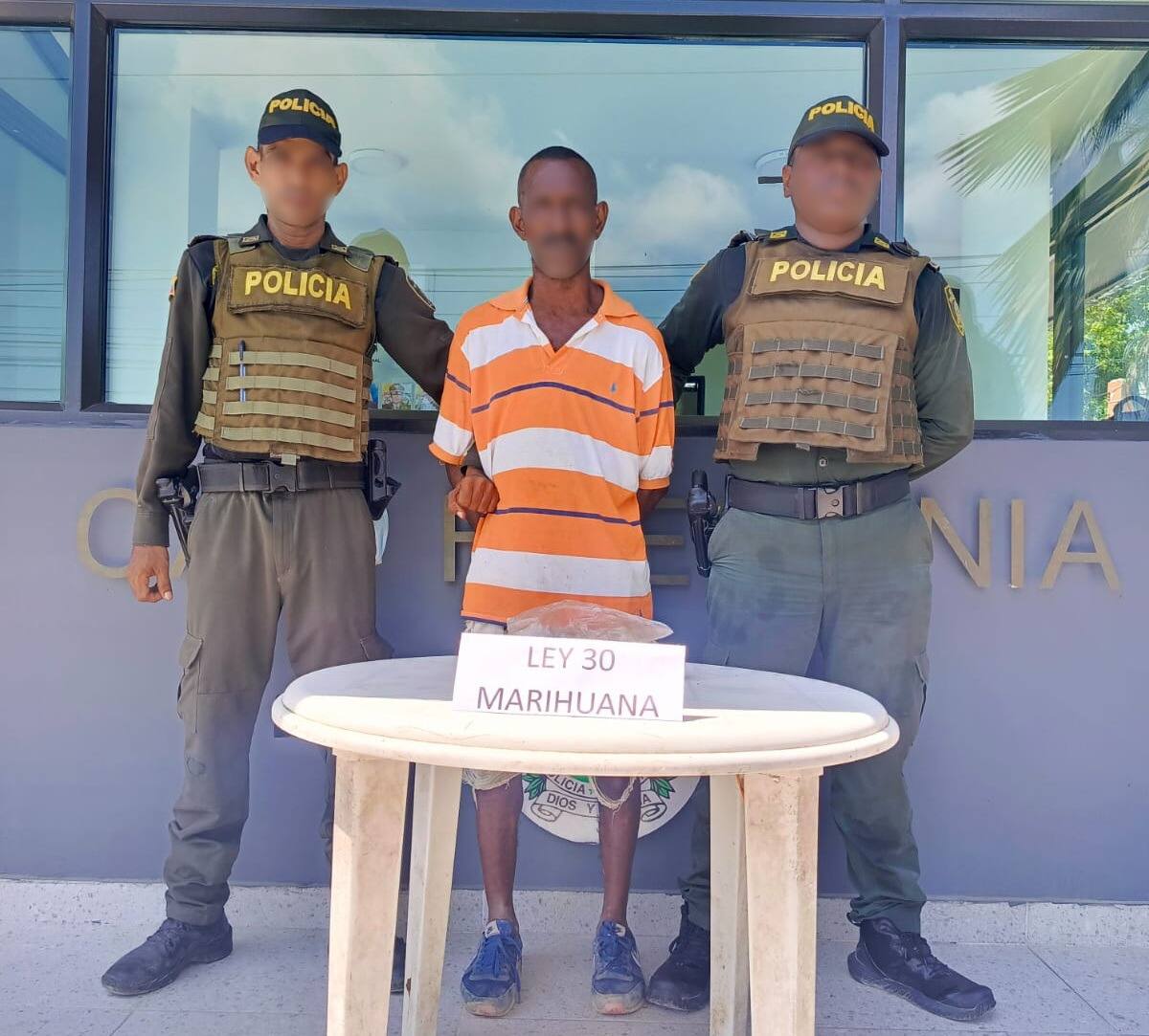 Capturado con 250 dosis de marihuana en el barrio Fredonia.