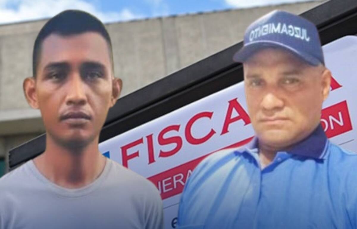 Luis Miguel Hernández Tordecilla (presunto victimario) y José Gregorio Vásquez Correa (víctima). // Foto de redes sociales