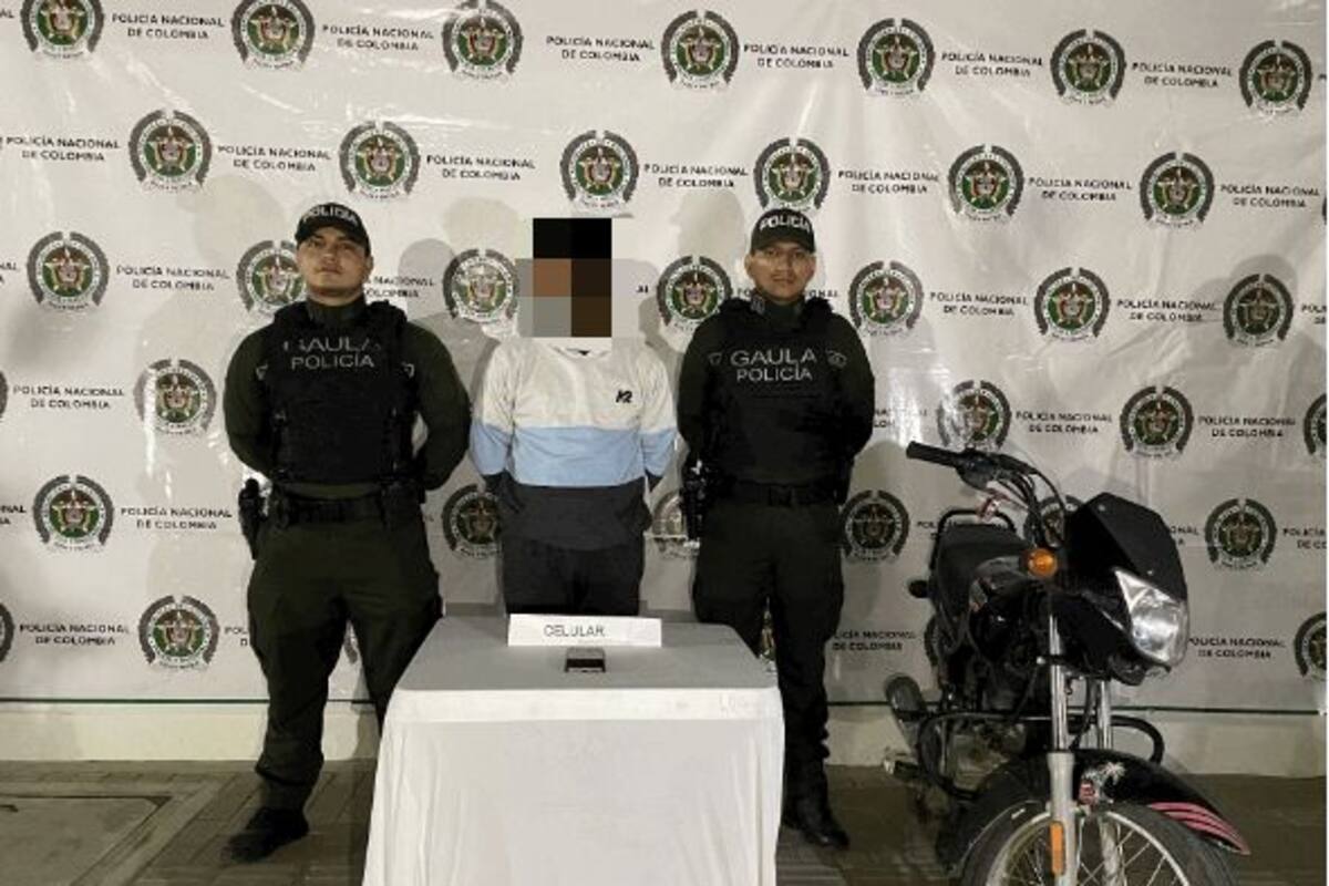 Video: así fue la captura de alias ‘el Apu’ mientras extorsionaba a comerciantes