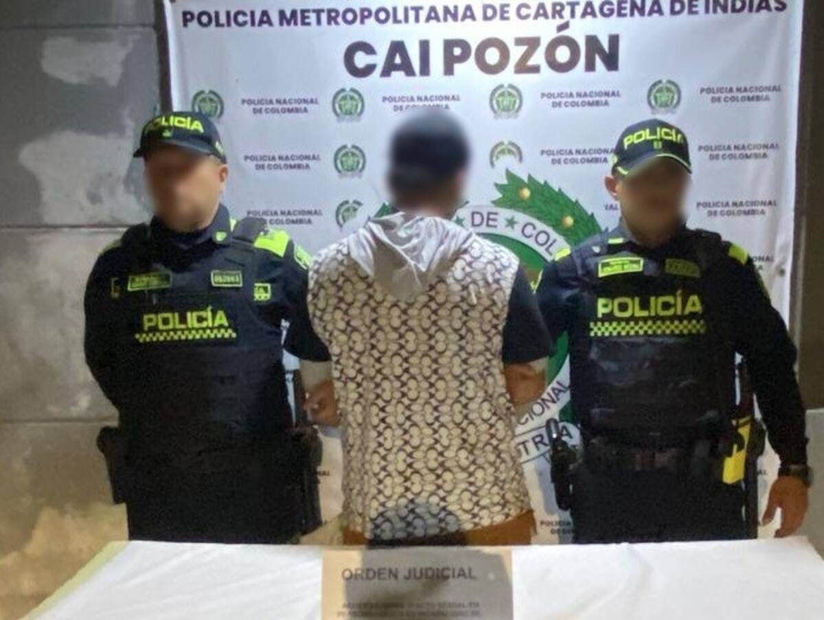 Capturado por abuso sexual en Cartagena.