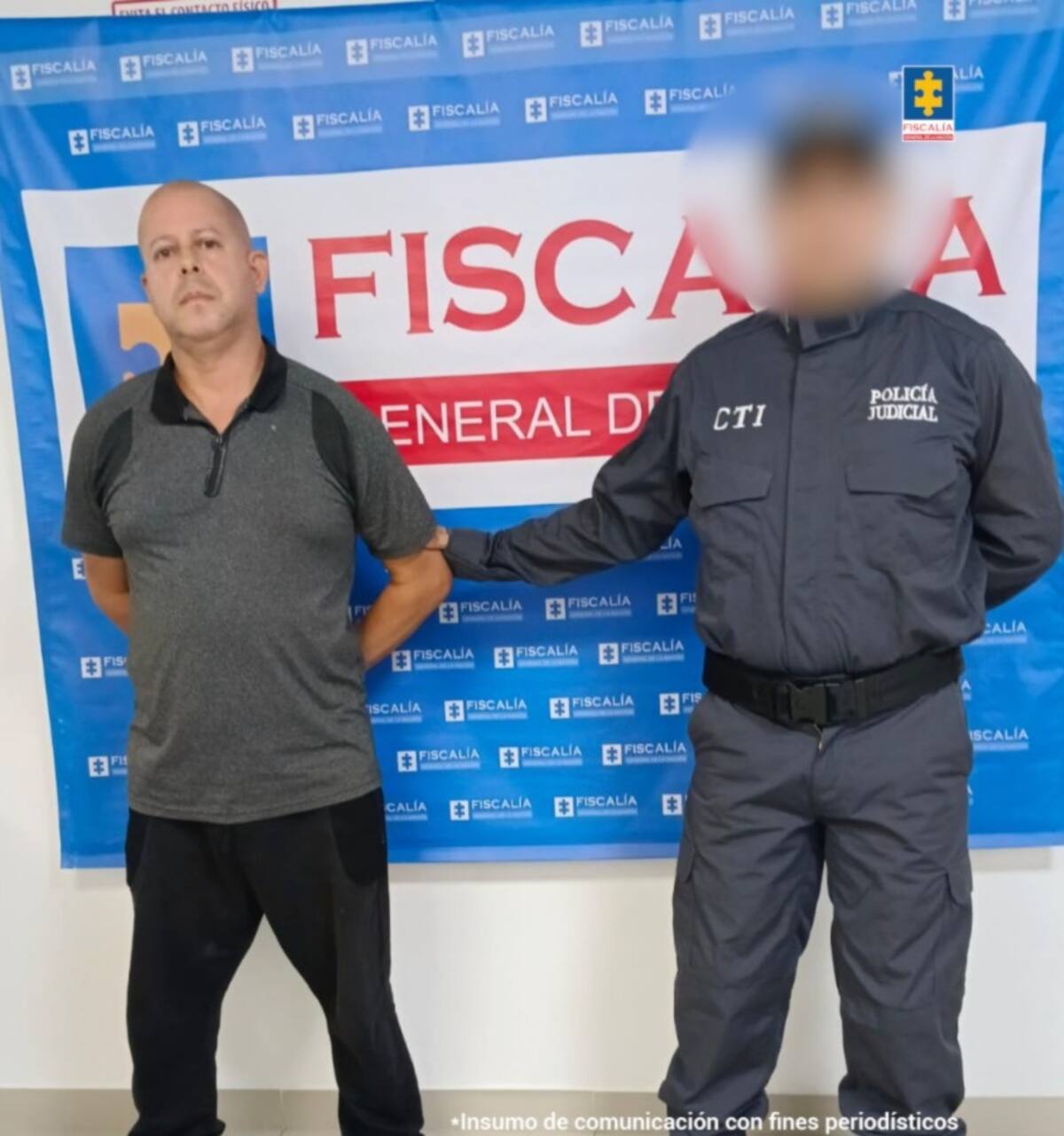 Un juez de Control de Garantías impuso medida de aseguramiento carcelaria a
Carlos Andrés Monsalve Pérez, alias 'Bless'.