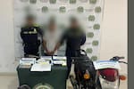 Cayó alias ‘Leo’ con estupefacientes y panfletos del Clan del Golfo en Magangué