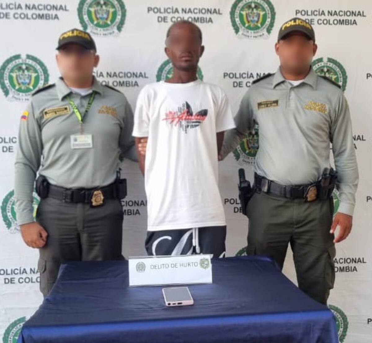 El presunto ladron habría robado un celular de alta gama a turista.//Cortesía