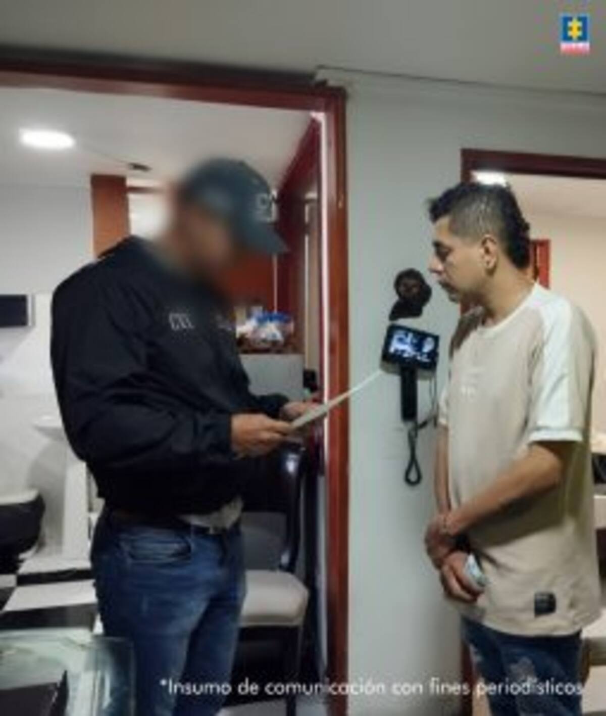 Capturado por robo de tarjeta de crédito. //Cortesía Fiscalía
