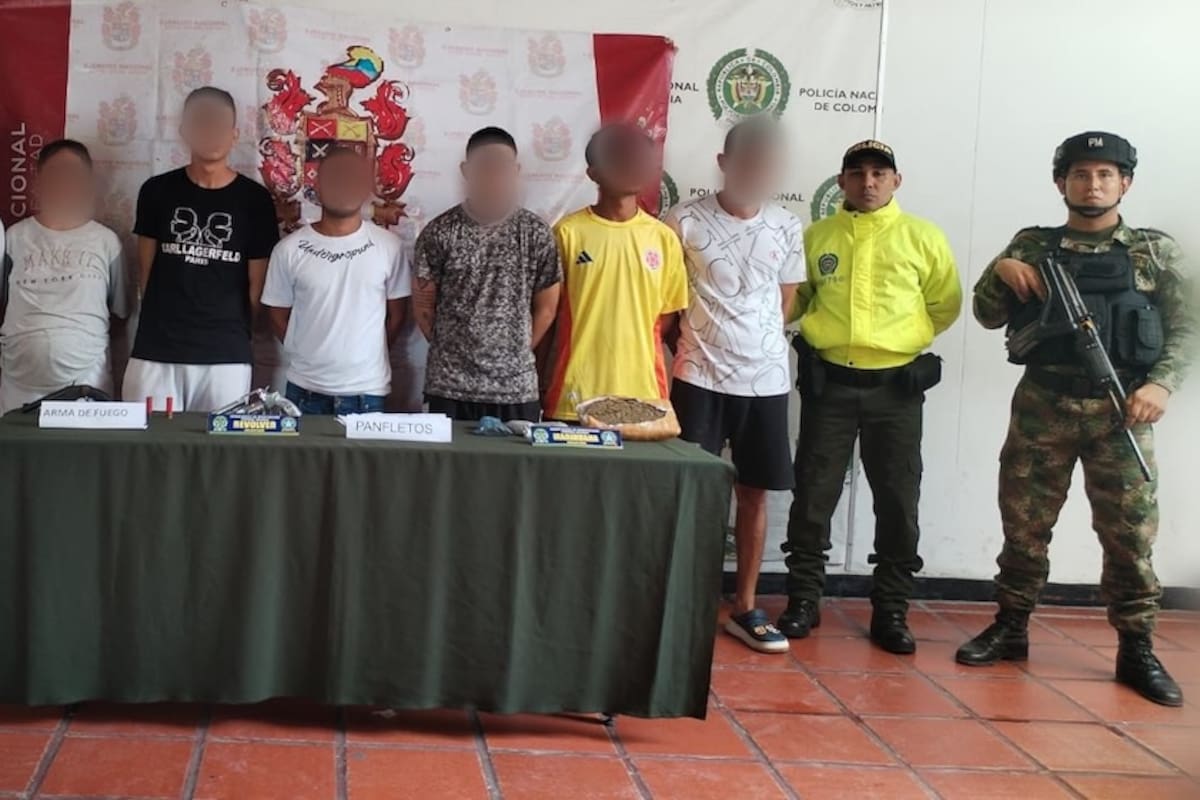 Ejército y Policía capturan a 7 presuntos miembros de ‘Los Costeños’