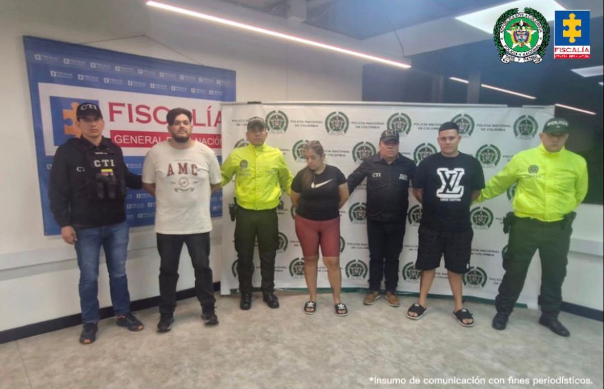 Captura de los tres presuntos involucrados en el homicidio del periodista Cristian Herrera. //Colprensa.