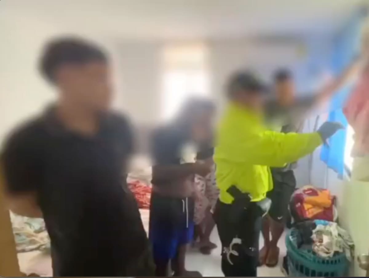 Los capturados se encontraban en una misma residencia del barrio Normandía de Soledad, Atlántico.//Cortesía Policía Mebar.
