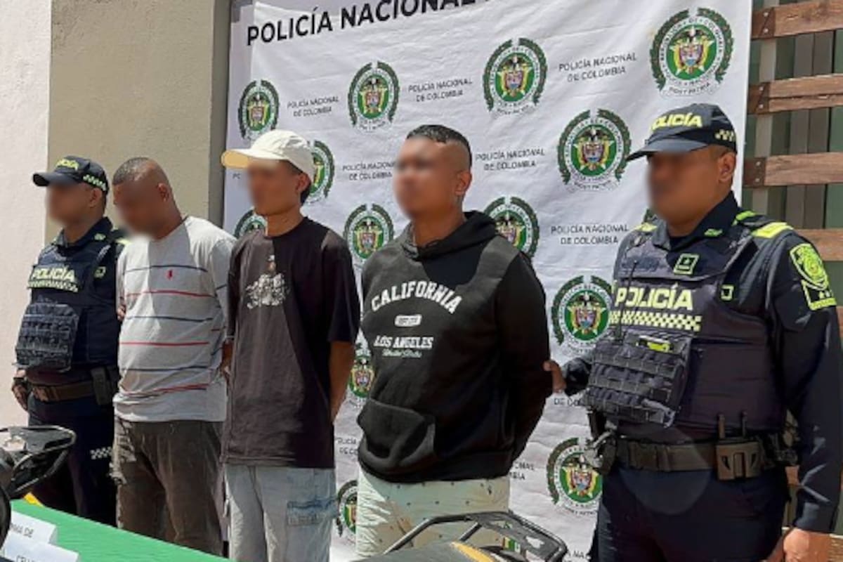 3 capturados en golpe contra el Clan del Golfo en Cartagena, entre ellos el jefe de sicarios