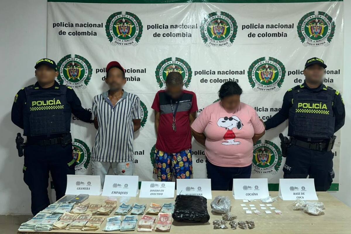 Video: desmantelan punto de venta de drogas en Bayunca, 3 “jíbaros” capturados