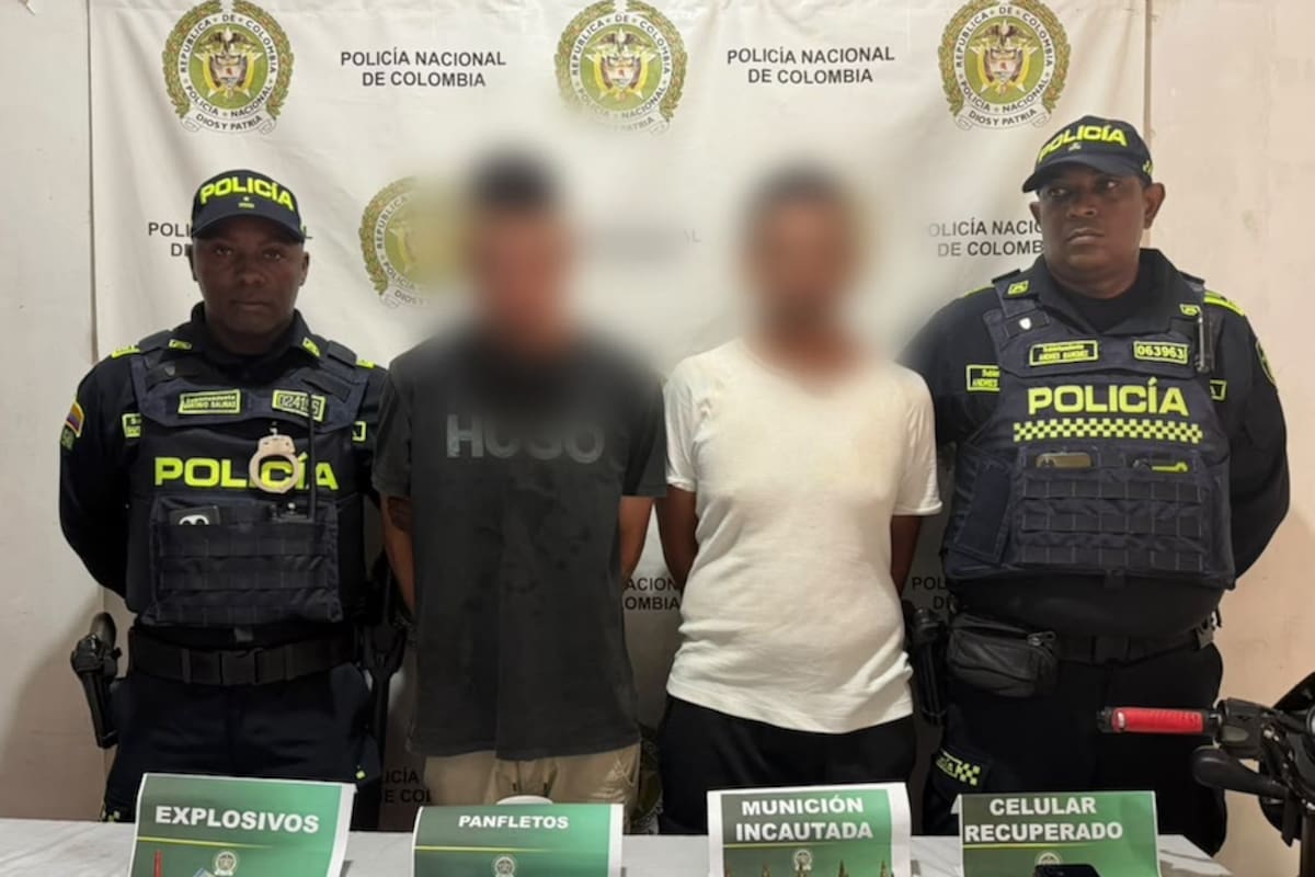 Policía capturó en Campo de la Cruz y Santo Tomás a 3 presuntos miembros de ´Los Costeños’