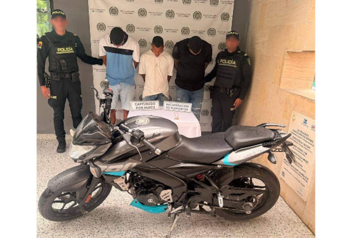 En persecuciones, 5 capturados por atracos a turistas en Getsemaní y el Centro Histórico