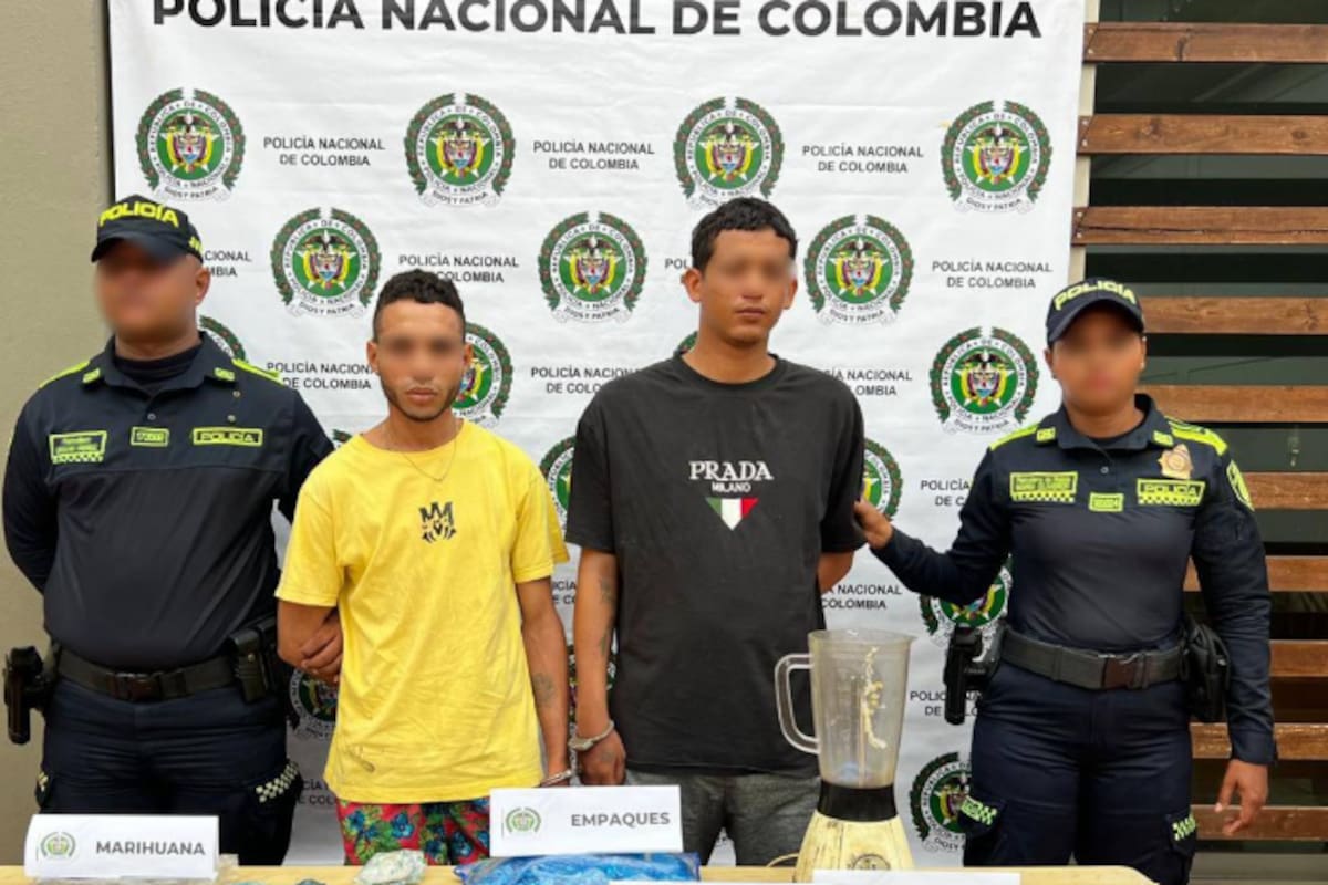 Así capturaron a ‘el Vene’ y ‘el Leo’ en Turbaco: tenían 494 dosis de estupefacientes