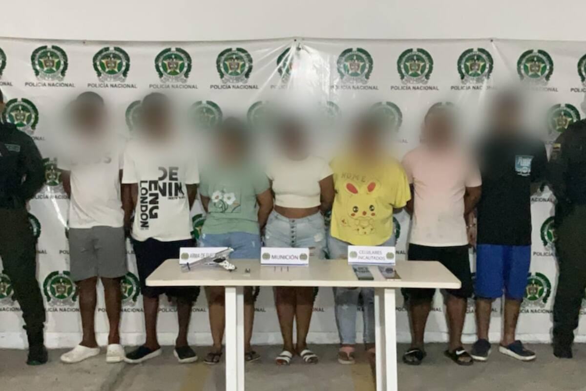 Operativo policial permitió la captura de 18 extorsionistas de ‘los Costeños’