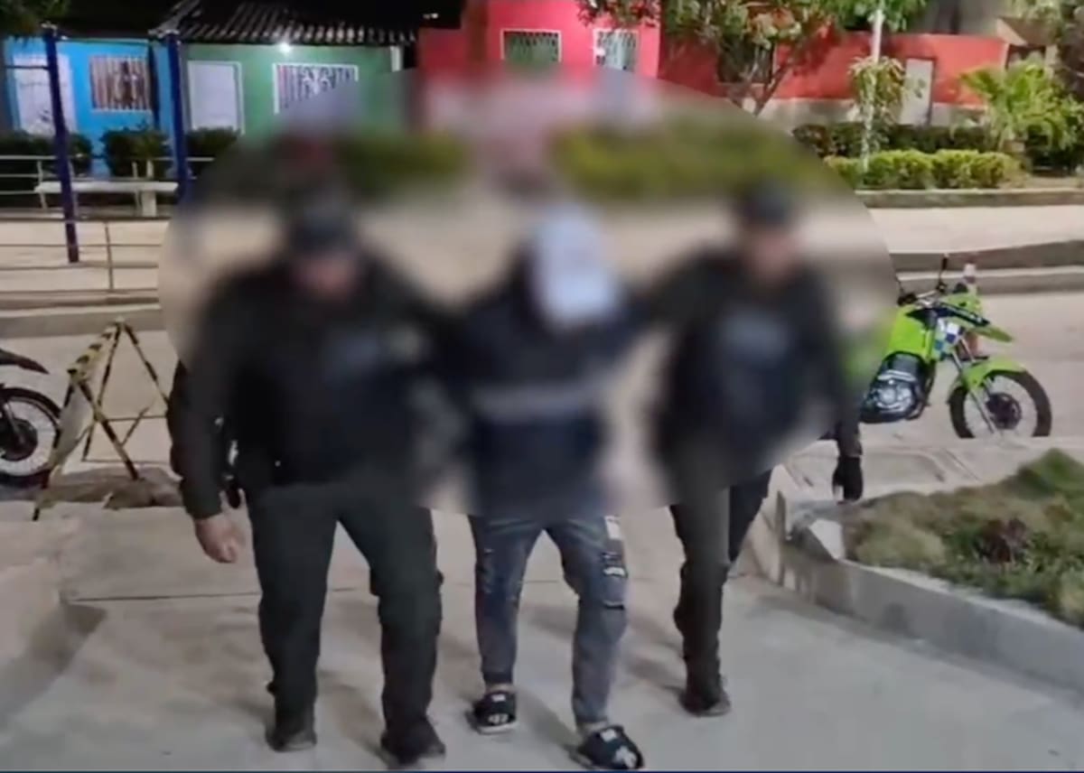 Según las autoridades la mayoría de los capturados hacen parte d ela banca crimional ‘los Costeños’.//Cortesía Policía Mebar.