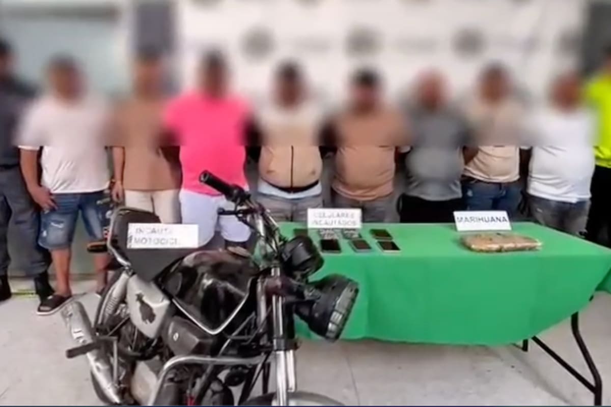 Así cayeron ‘Los Plumillas’, dedicados al robo de motocicletas en el Atlántico