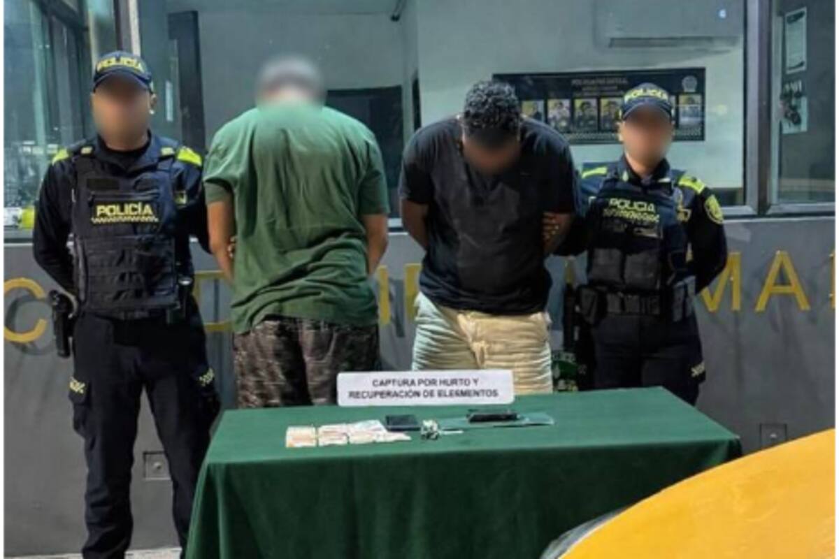 En persecución capturan a los 2 jóvenes que atracaron a un taxista en Daniel Lemaitre