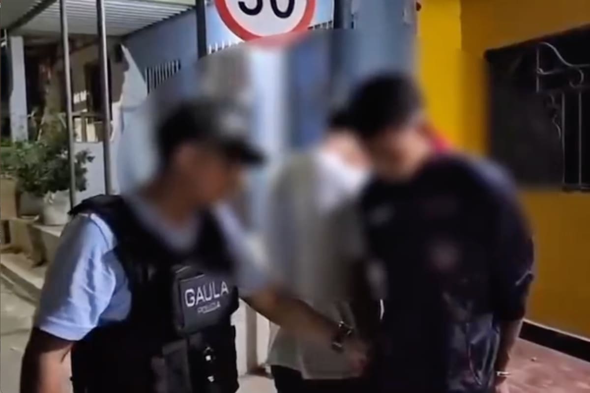 Un capturado y un menor aprehendido luego de recibir dinero por extorsión