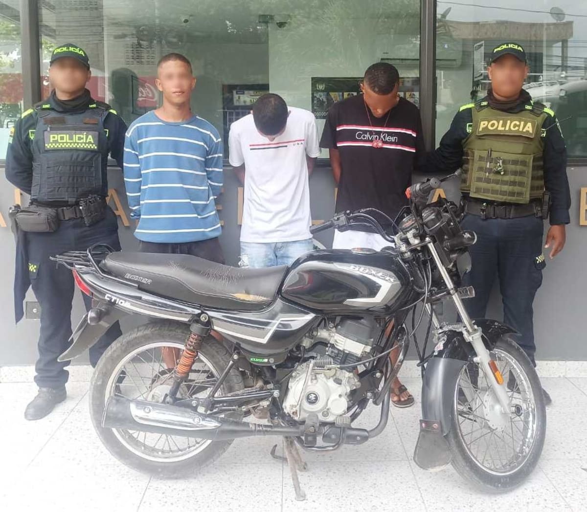 Capturados por hurto en Santa María.