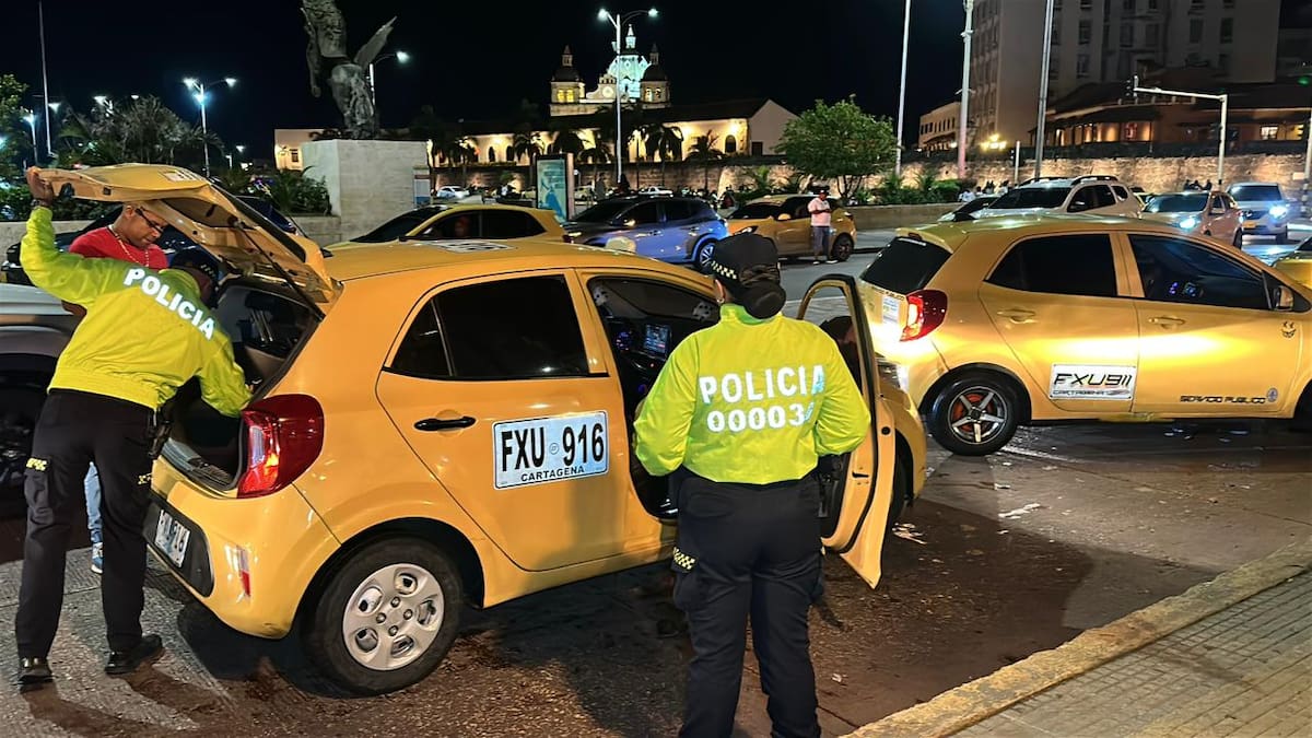 Capturan a 88 personas en el puente festivo en Cartagena. // Foto: Policía Metropolitana de Cartagena