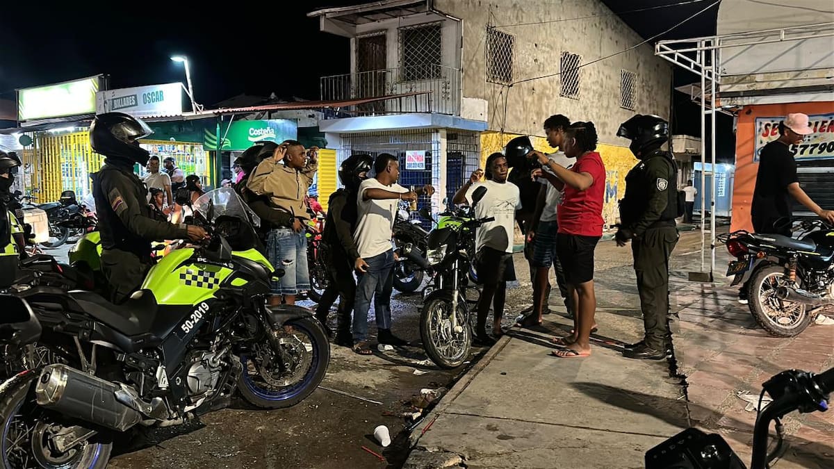 Capturan a 88 personas en el puente festivo en Cartagena. // Foto: Policía Metropolitana de Cartagena