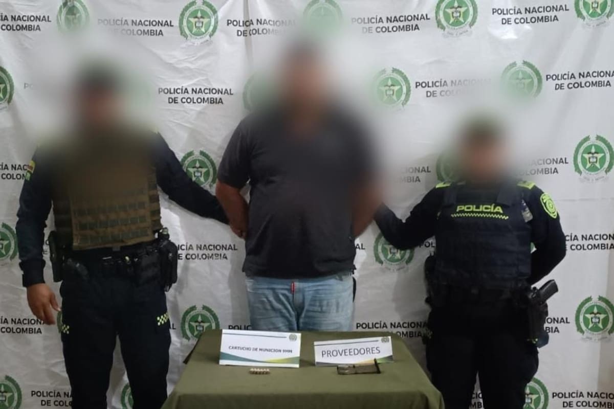Cayó alias ‘Gabo’ por guardar armas de fuego y municiones en Bolívar