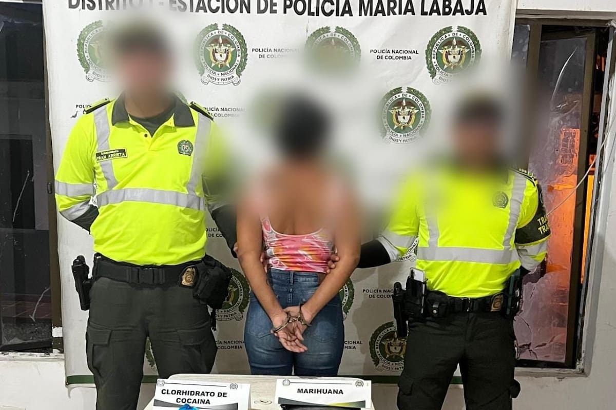 A alias ‘La Pri Pra’ la capturaron en flagrancia mientras iba con droga en su maleta
