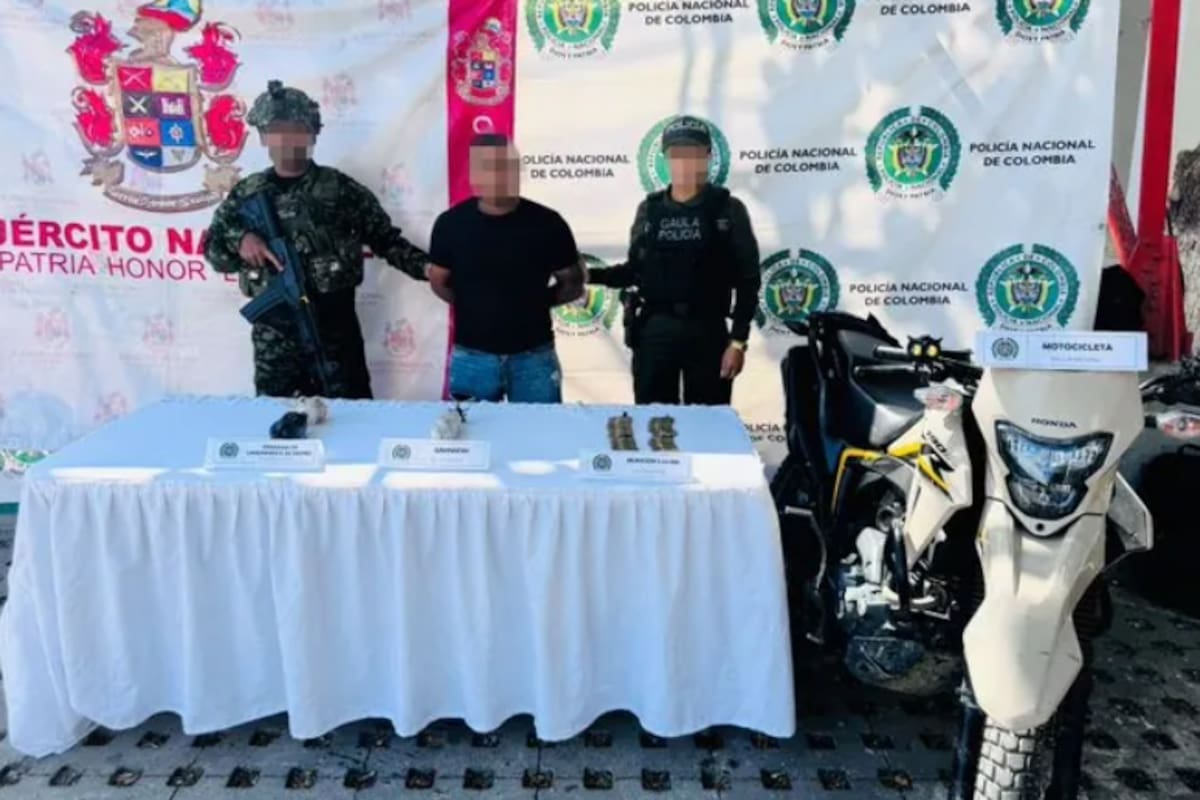 Capturaron a presunto integrante de ‘Los Pachencas’ con explosivos para drones