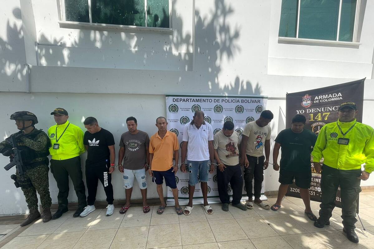 Fuerte golpe al Clan del Golfo en Cartagena y el norte de Bolívar: 8 capturados