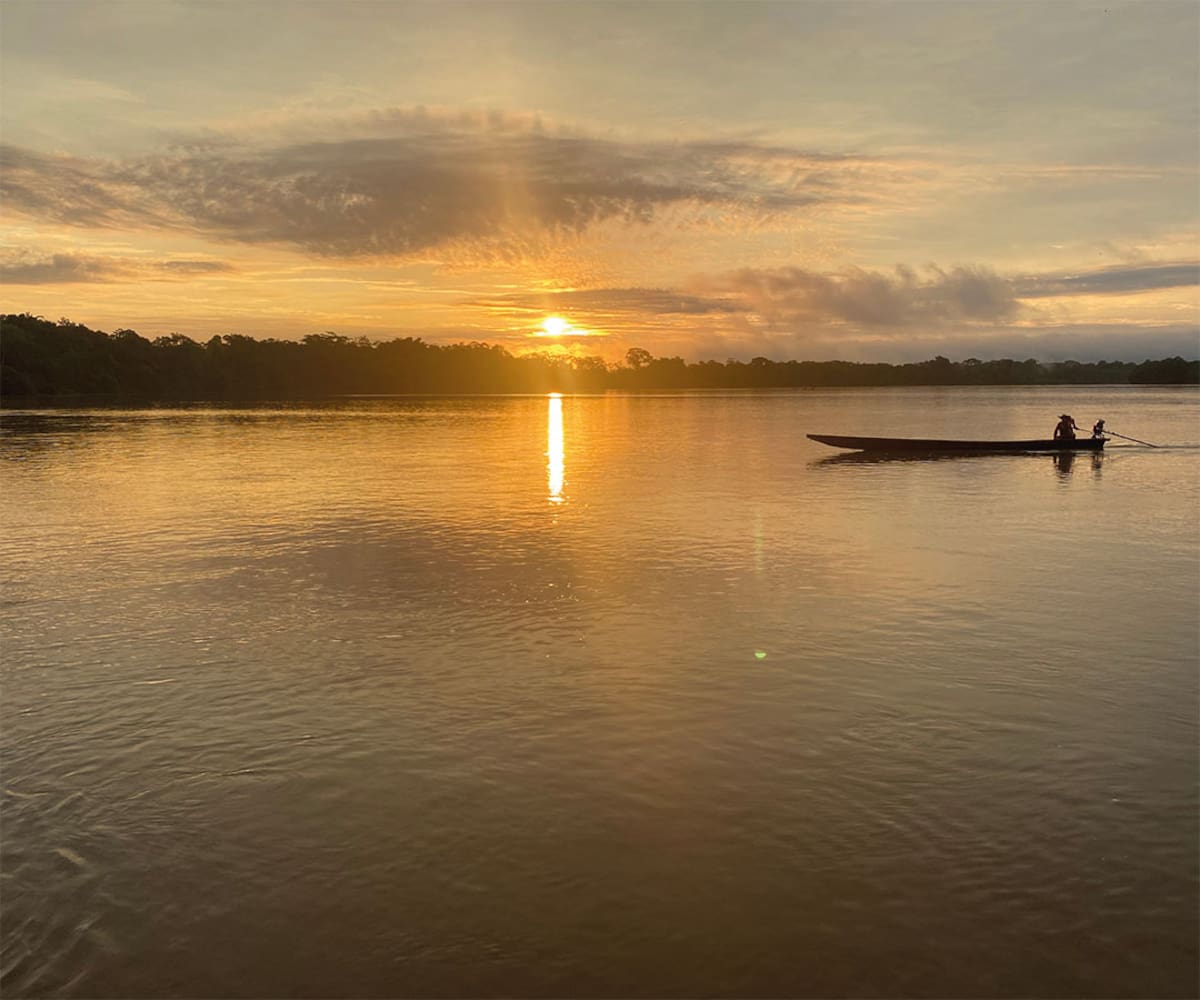 Atardecer en esta zona amazónica del país // Foto: Procolombia.