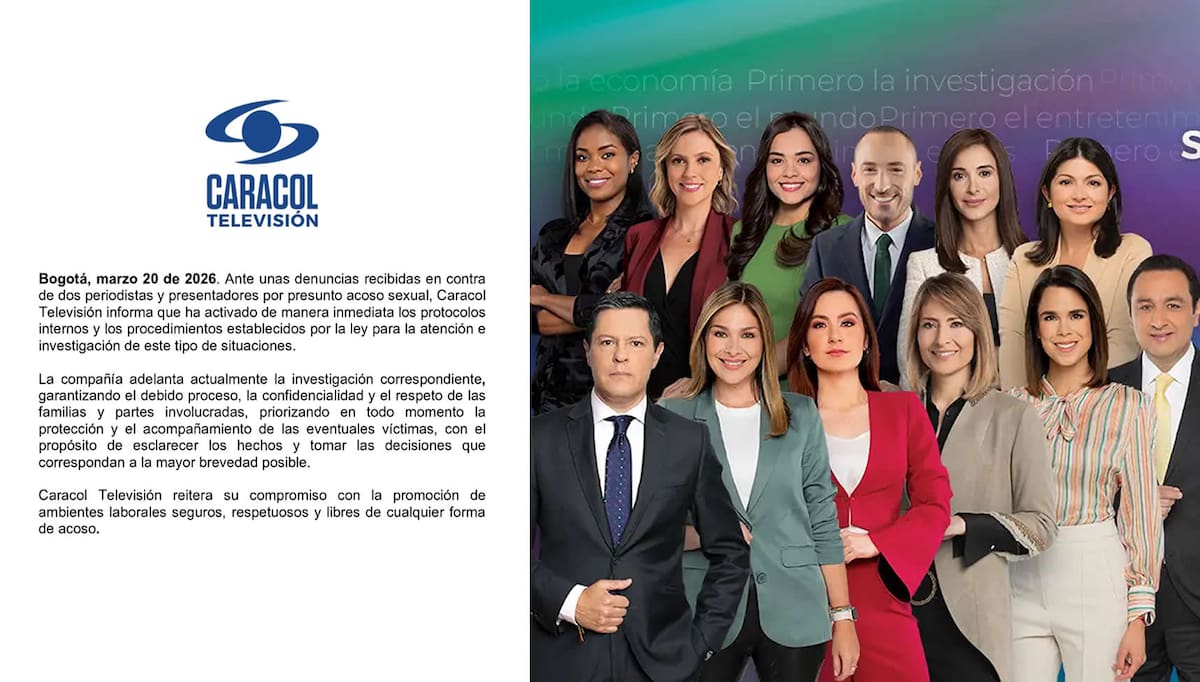 En redes sociales se empieza a especular sobre quiénes pueden ser los presentadores de Caracol Televisión que estarían acusados, pero no se dan los nombres en el comunicado.
