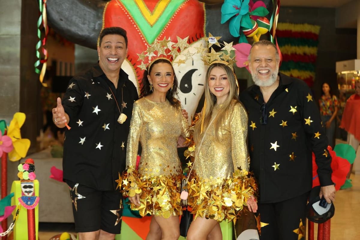 Las fotos de los famosos de Caracol TV en el Carnaval 2025.