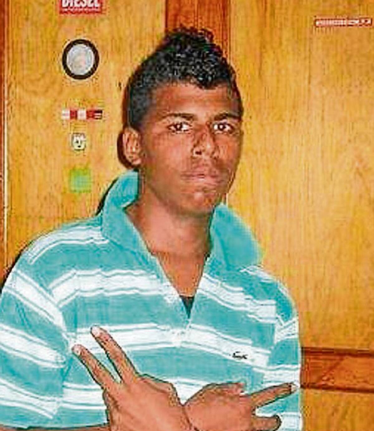 Fredy García, asesinado.