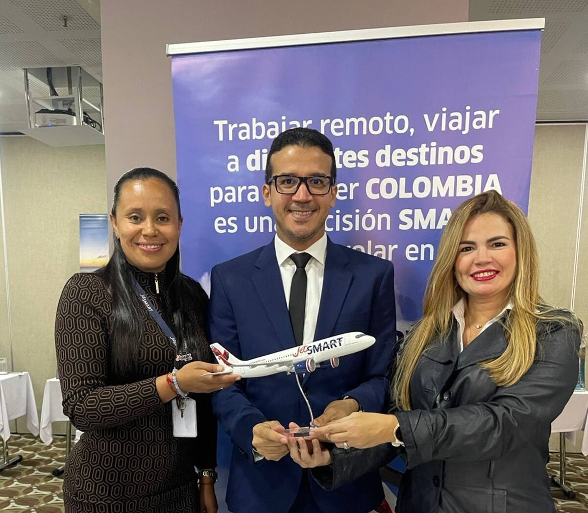La alianza entre JetSmart, Corpoturismo y Asotelca, permitió realizar la Caravana Turística por seis ciudades colombianas para promocionar el destino (Cartagena) y los hoteles afiliados al gremio hotelero. // Cortesía