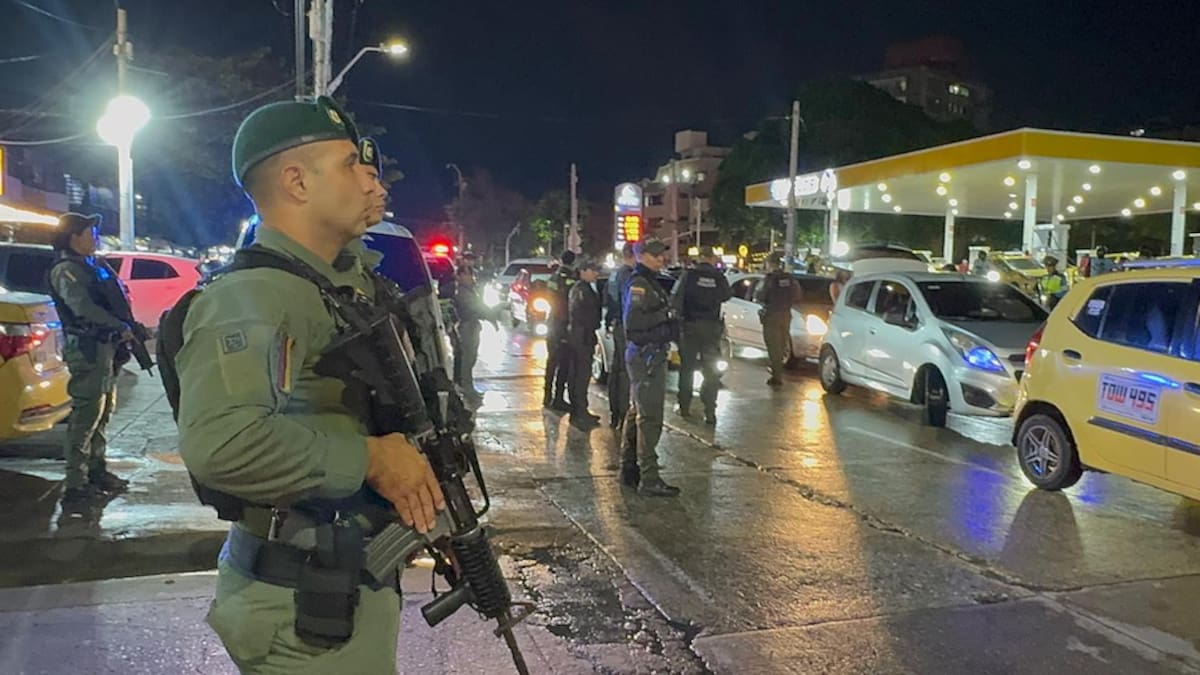 Las Caravanas por la Seguridad fueron realizadas por la Policía Nacional en diferentes sectores del área metropolitana de Barranquilla, en especial en los lugares de mayor concurrencia.//Cortesía Policía Mebar.