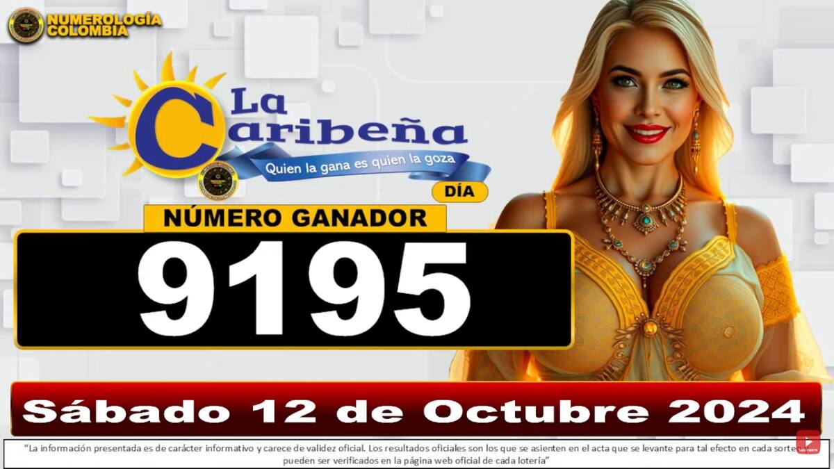 Caribeña Día Sábado 12 Octubre 2024. //Captura de Pantalla