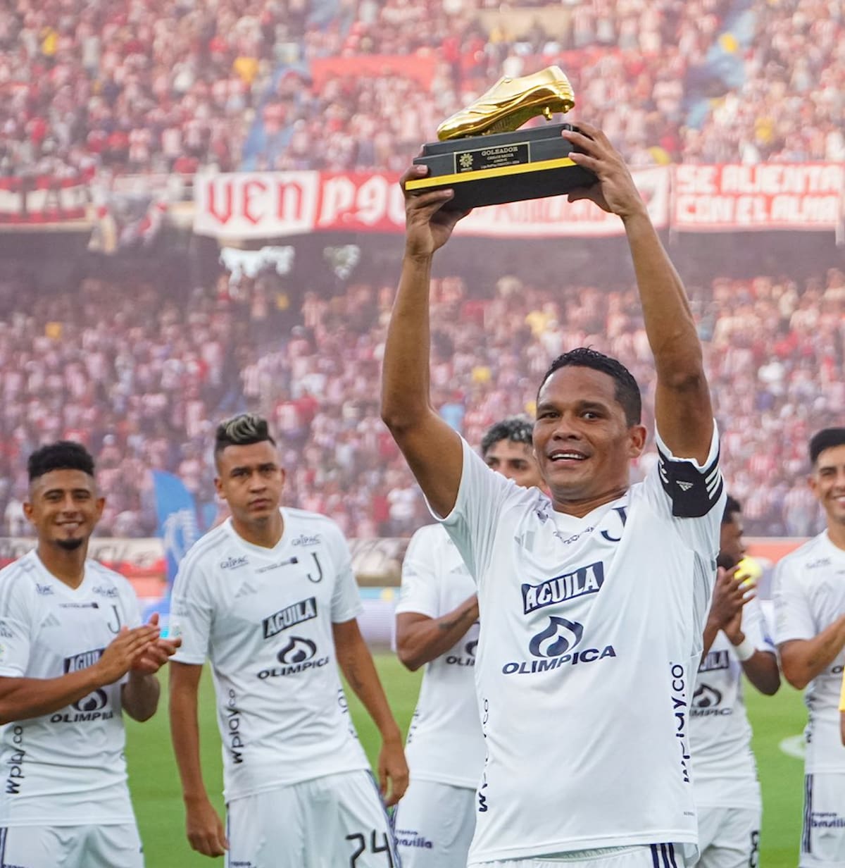 Carlos Bacca a conseguido cuatro Botines de Oro en la Liga Colombiana de Fútbol, todos con el equipo Junior de Barranquilla.//Cortesía.