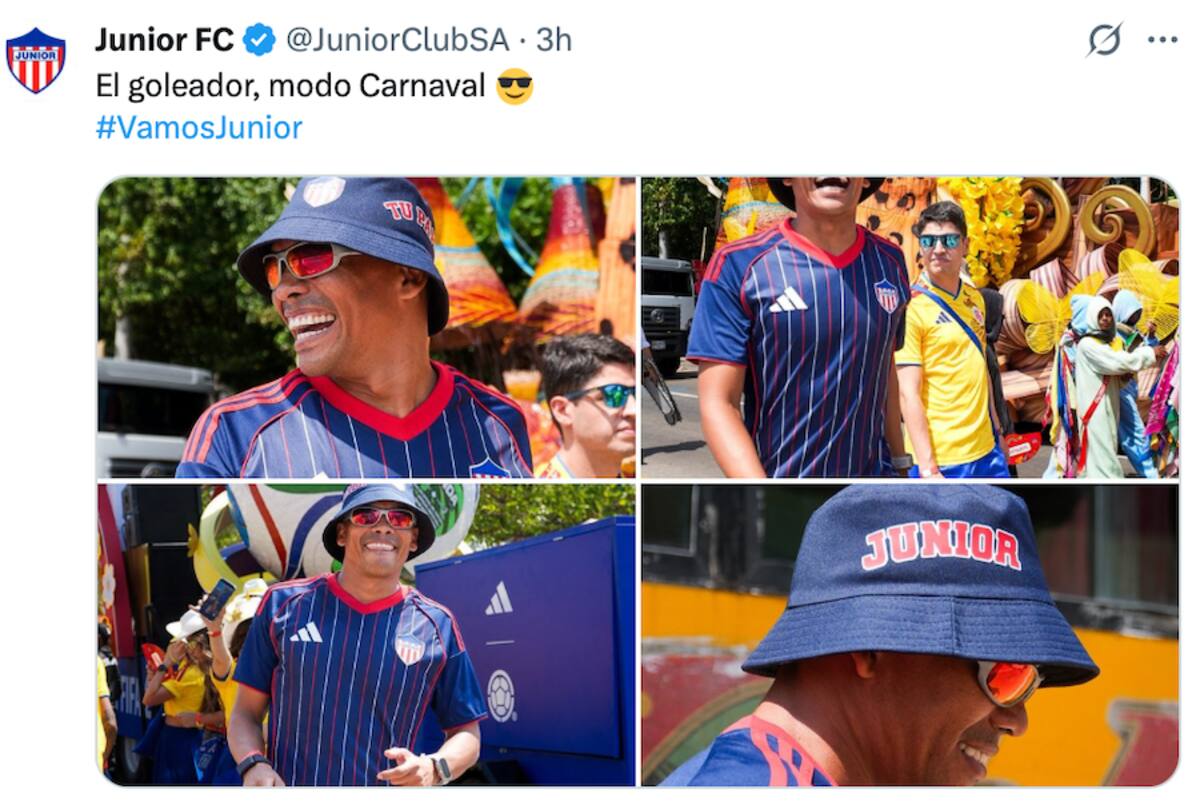 Estas son las imágenes muestra el equipo Junior de Barranquilla en la cuente de X.//Cortesía @JuniorClubSA.