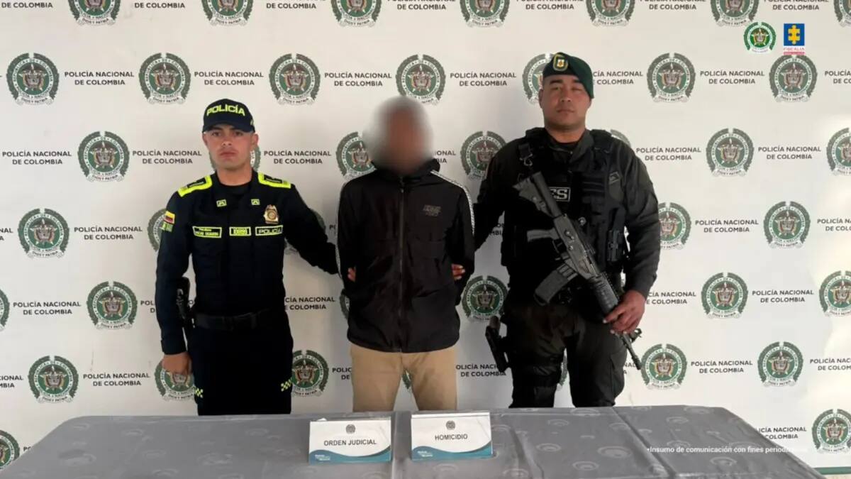 Carlos Eduardo Caro Herrera, capturado por homicidio en Sibaté (Cundinamarca).