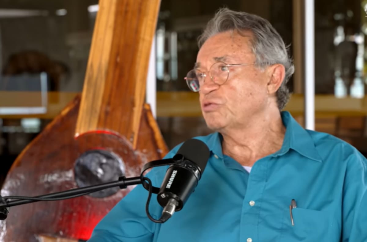 El exfundador del Cartel de Medellín, Carlos Lehder. // Foto: captura de video - Pódcast 'Más allá del silencio'.